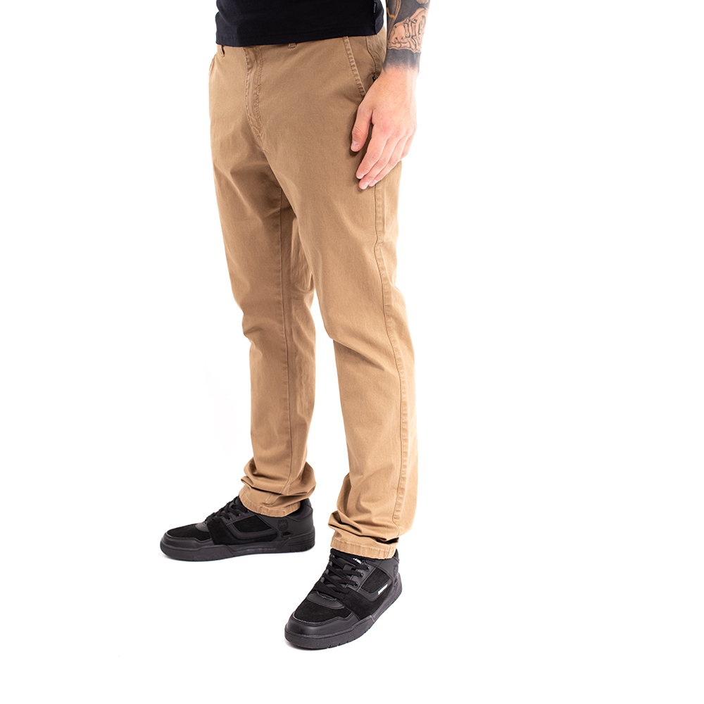 Pantalon canvas para hombre spitfire 360° café 2023 NAMIASE
