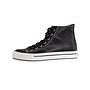 Zapatillas de mujer spitfire caña alta hubba 2023 negro-blanco
