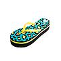 Sandalias hawaiana con plataforma mujer hang loose animal print celeste 2023