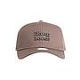 Gorro snapback hang loose beige bordado 3d